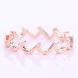 ✨ Wave Fire Minimalist Simple Trendy Anillos Lovely Rings for Women, PD0…